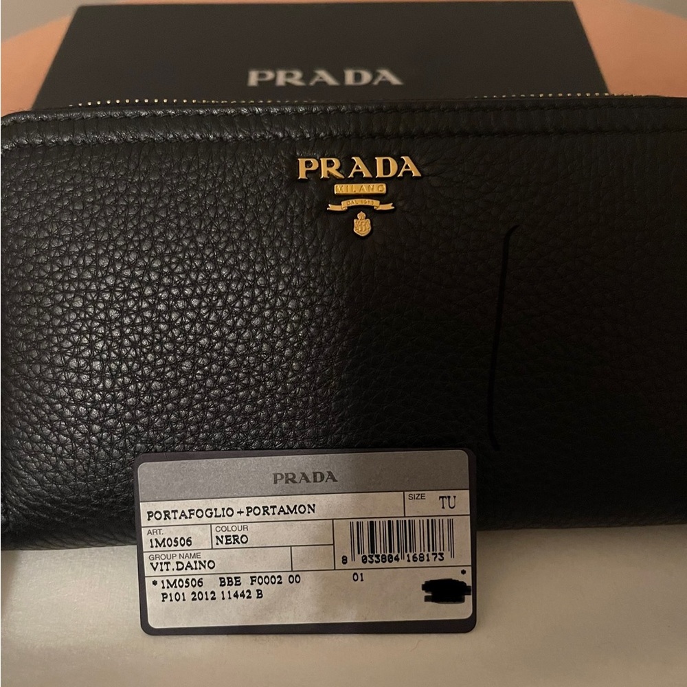 Prada Large Saffiano Leather Wallet